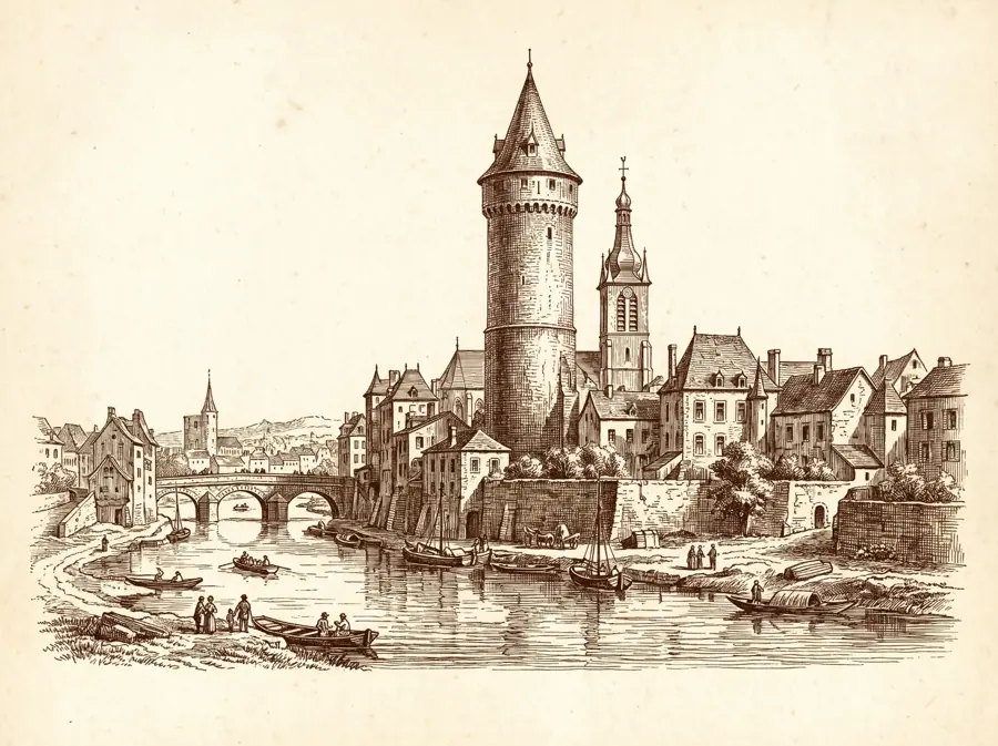 Gravure de Thionville